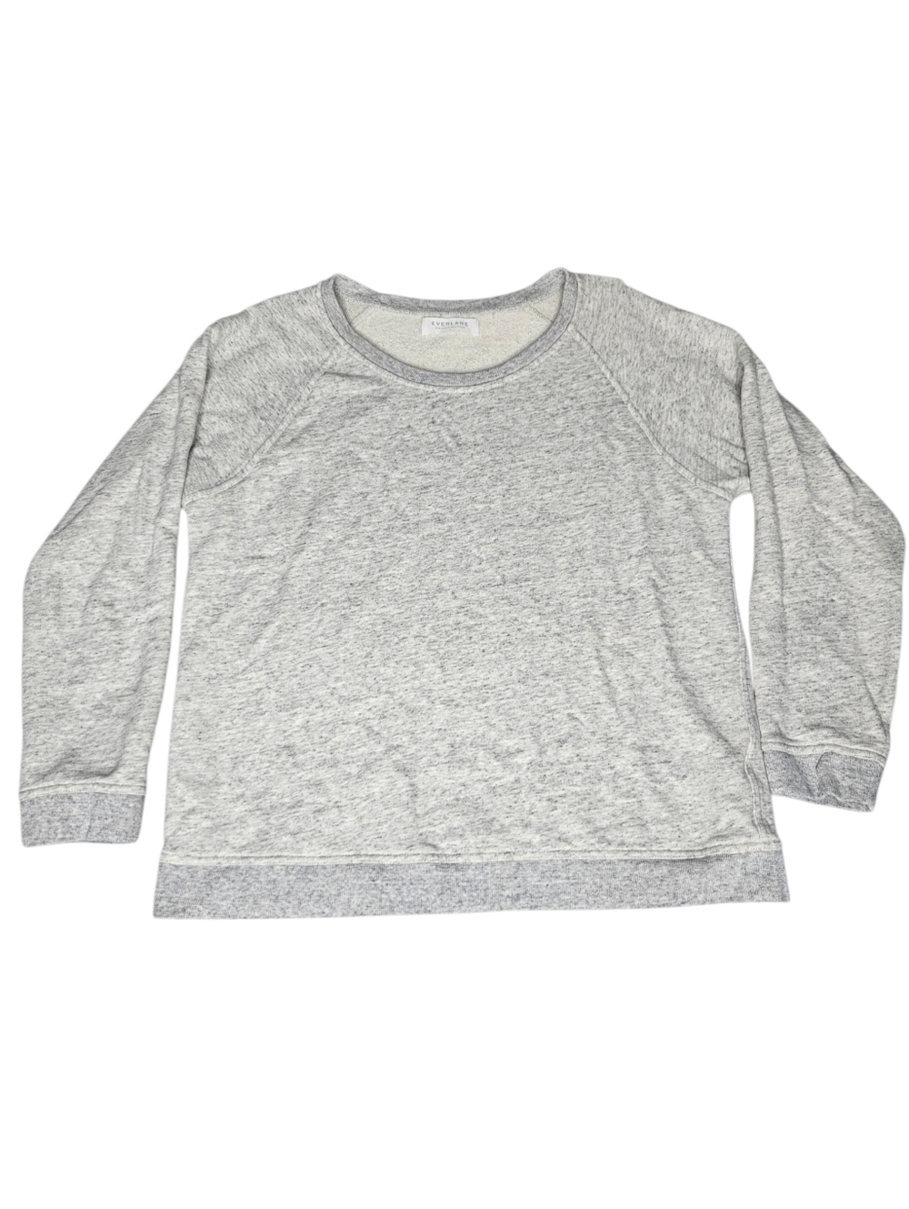 Everlane Womens‎ Sz Med/Lg Sweatshirt Gray Preppy Normalcore Minimalist Neutral